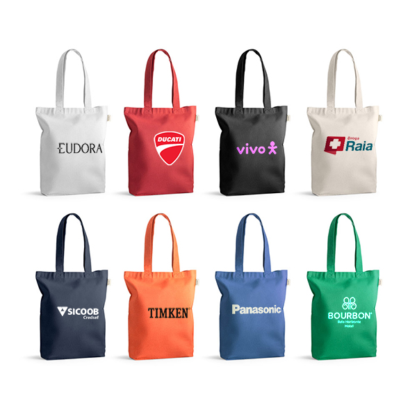 Sacolas em Algodão e Poliéster Reciclado Personalizadas