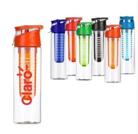 garrafa squeeze com infusor personalizada