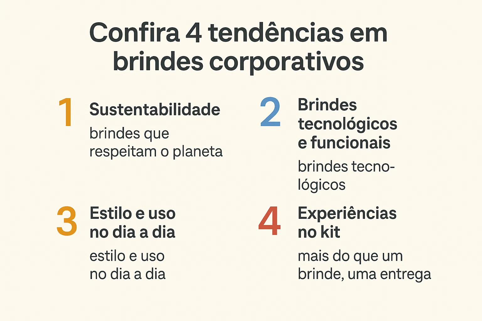 Confira 4 tendências em brindes corporativos