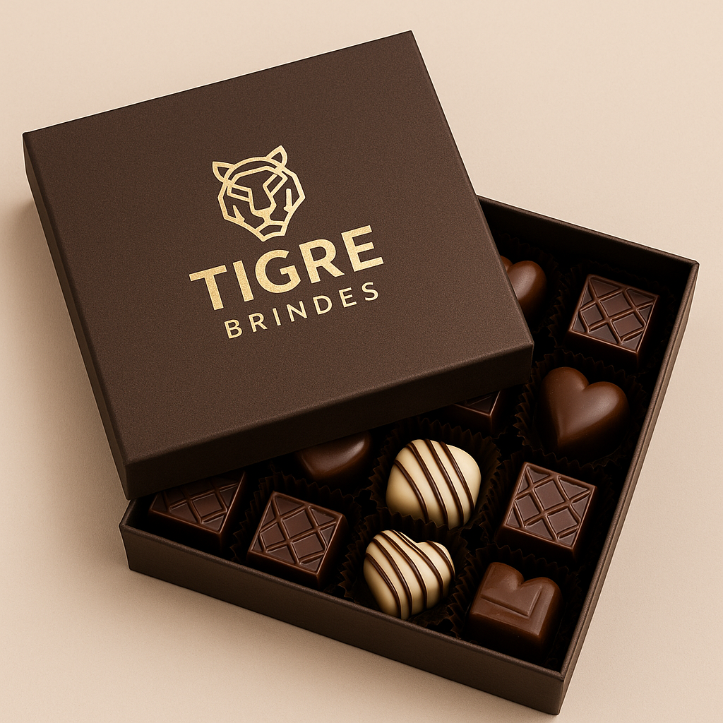 Caixa de Chocolates Belga Personalizado