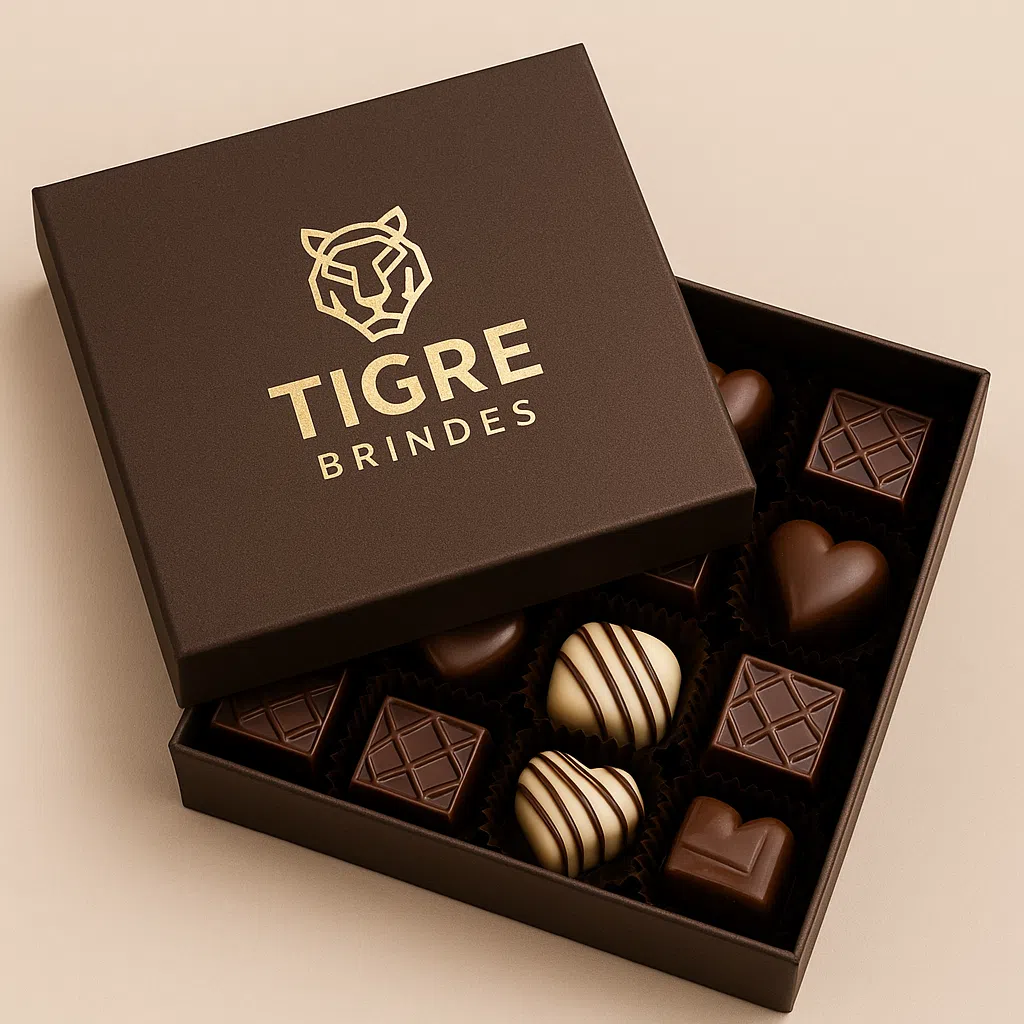 Caixa de Chocolates Belga Personalizado
