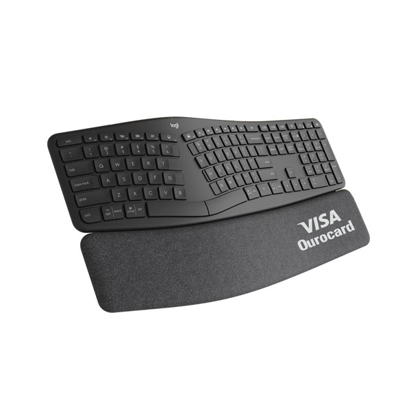 Apoio para Teclado Design Curvo