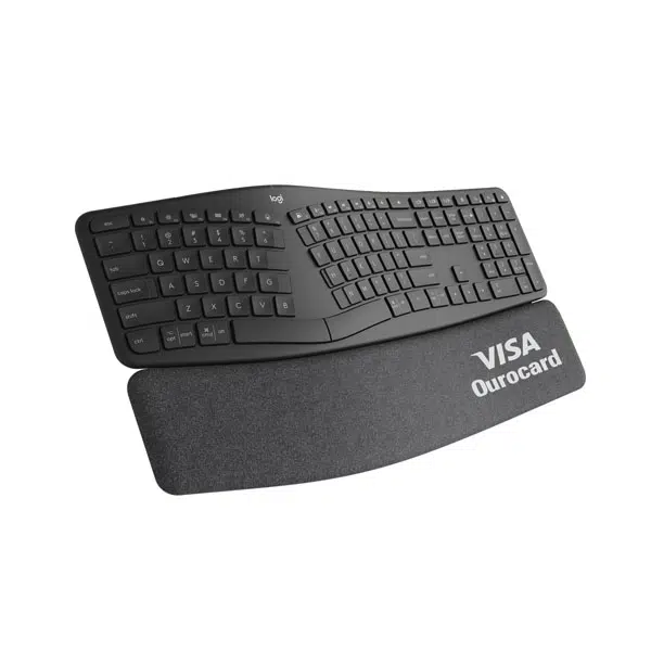 Apoio para Teclado Design Curvo