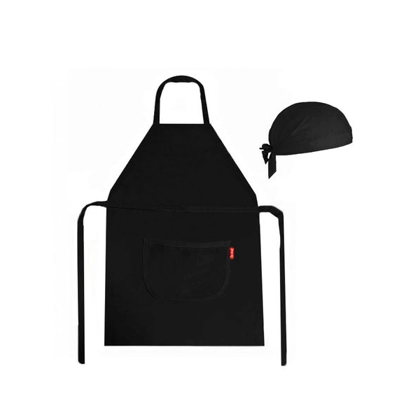 Avental Elegante Preto Personalizado