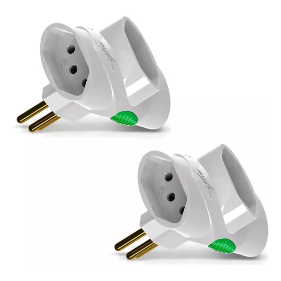 Adaptador de Tomada Reforçado Duplo