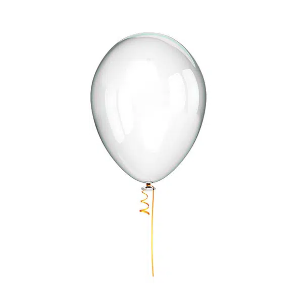 Balão Transparente com Impressão
