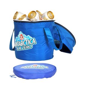 Balde de Gelo Dobrável para Bebidas Personalizado