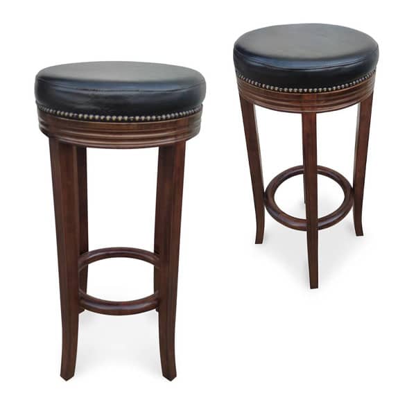 Banqueta Dior Madeira Maciça Elegância Clássica