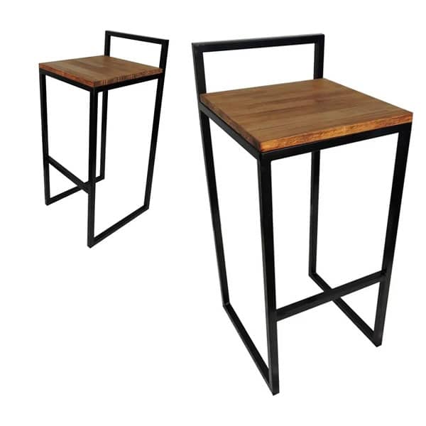 Banqueta Para Balcão Industrial Personalizada Conjunto 2 Unidades