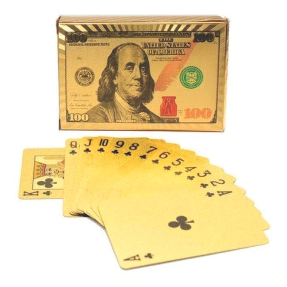 Baralho Dourado Premium Personalizado