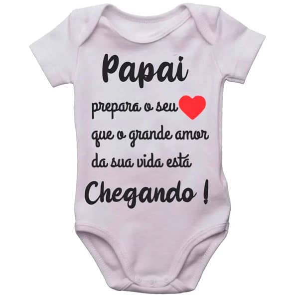 Body Bebê do Papai Está Chegando