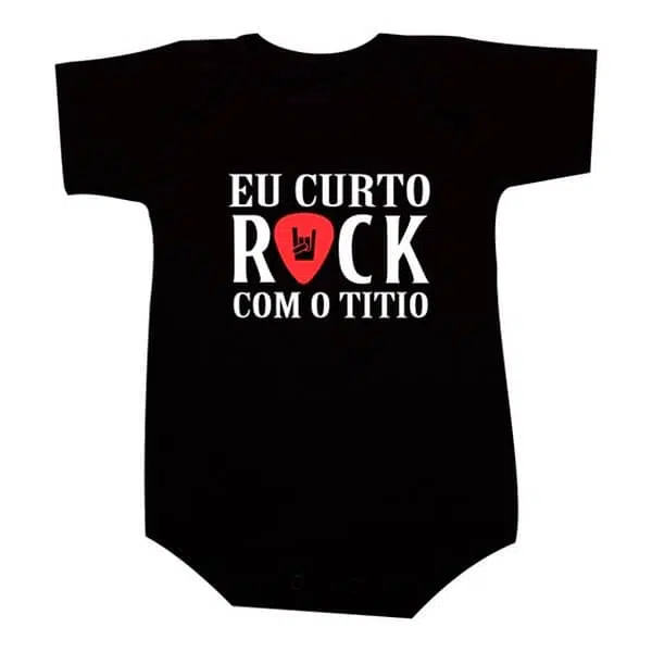 Body Personalizado Bebê Rock