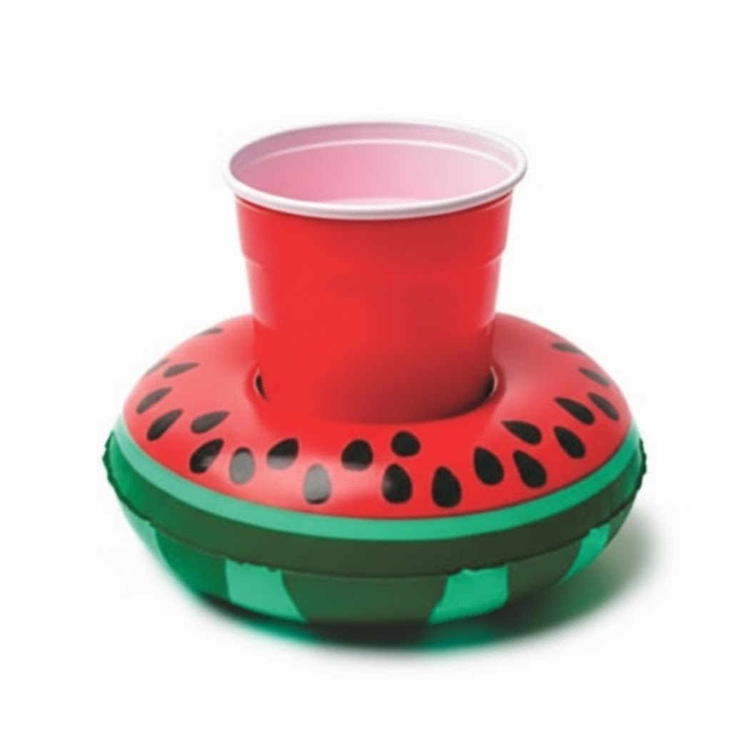 Boia para Copo Melancia Inflável