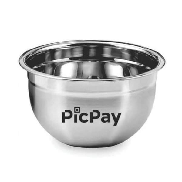 Tigela Bowl Inox 22CM Personalizada