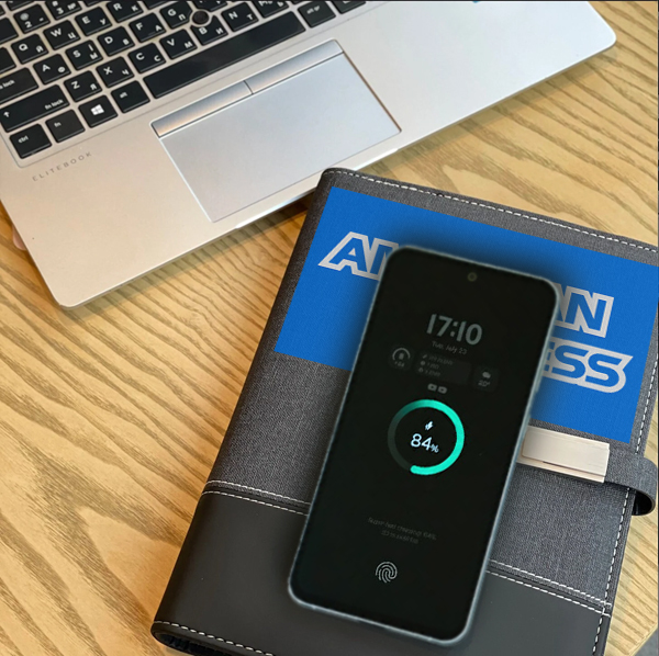 Bloco de Notas com Power Bank e Carregador Wireless Integrado