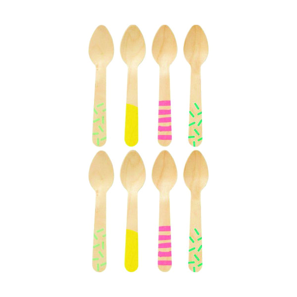 Chá Bar Colher De Pau Personalizada