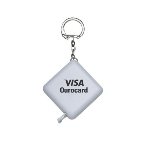 Chaveiro Fita Métrica Logo