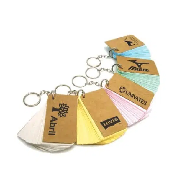 Chaveiro Notas Kraft Color