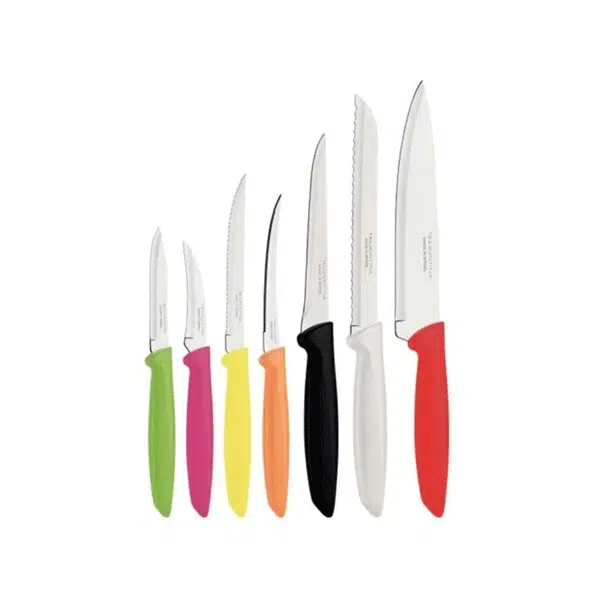 Jogo de Facas Cozinha em Aço Inox 7 Peças Personalizado