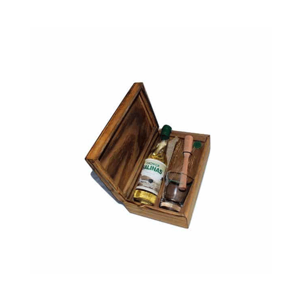 Kit Cachaça com Socador Personalizado
