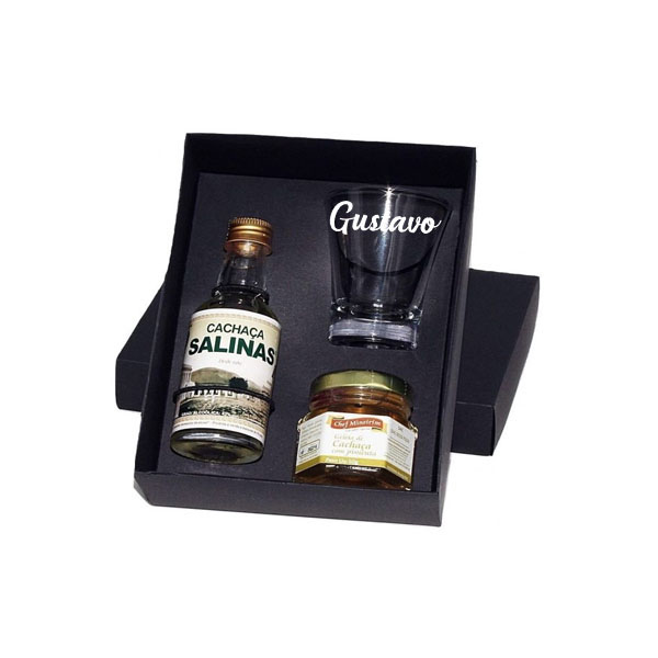 Kit Cachaça ou Whisky 50ML Personalizado