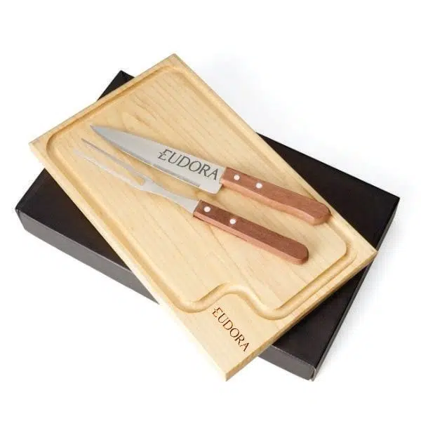 Kit Churrasco Faca Garfo Faca Personalizadoa