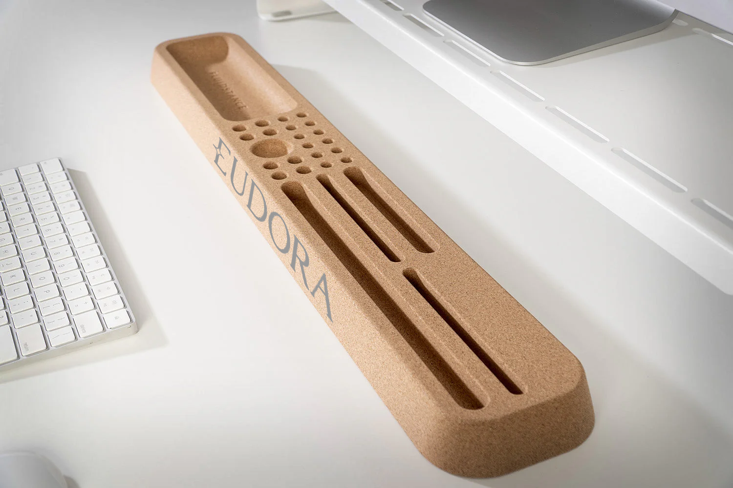 Organizador de Mesa Multifuncional em Madeira