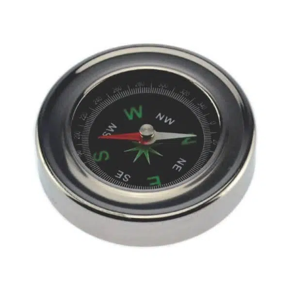 Bussola de Bolso Com Corpo em Aço Inox