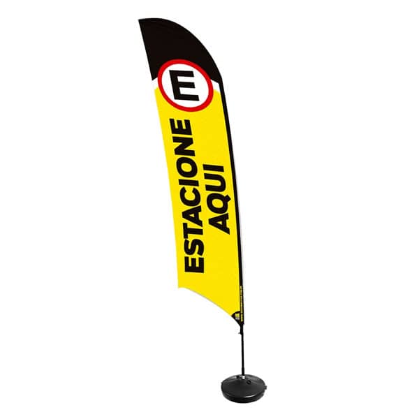Bandeira Personalizada - Wind Banner - Base, Haste e Tecido