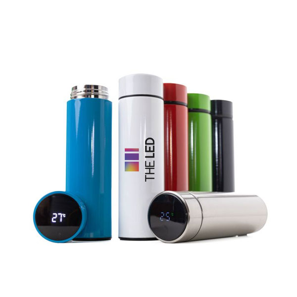 Garrafa Squeeze com Display Led Personalizada