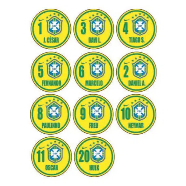 Jogo de Botão Seleção Personalizado