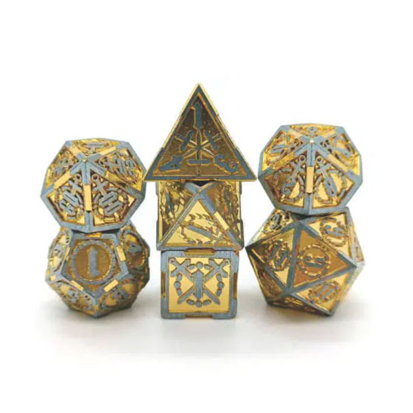 Jogo de Dados Metal Personalizados