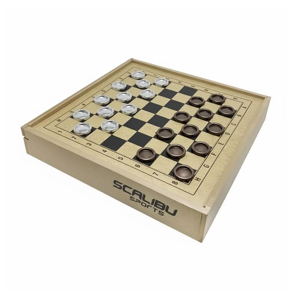Jogo de Damas Metálico Personalizado