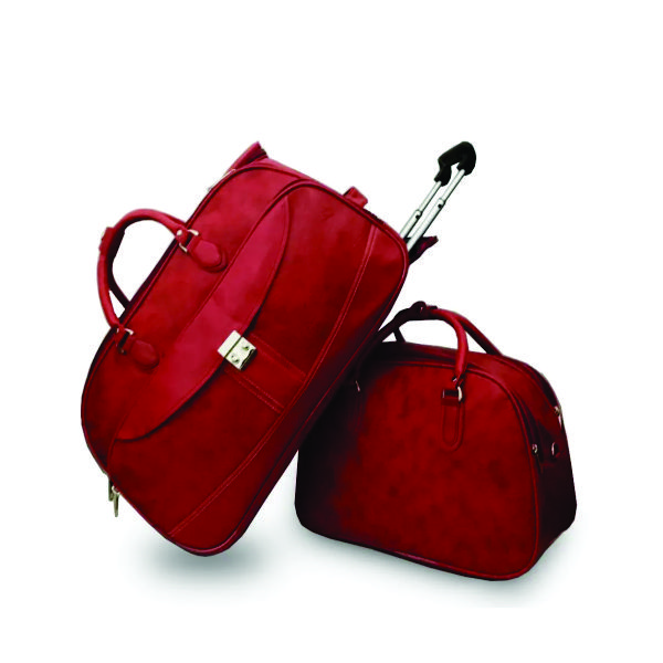 Kit Mala Rodinhas E Bolsa Passeio Grande