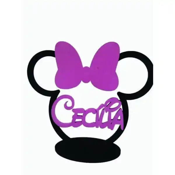 Totem de Mesa Minnie em MDF