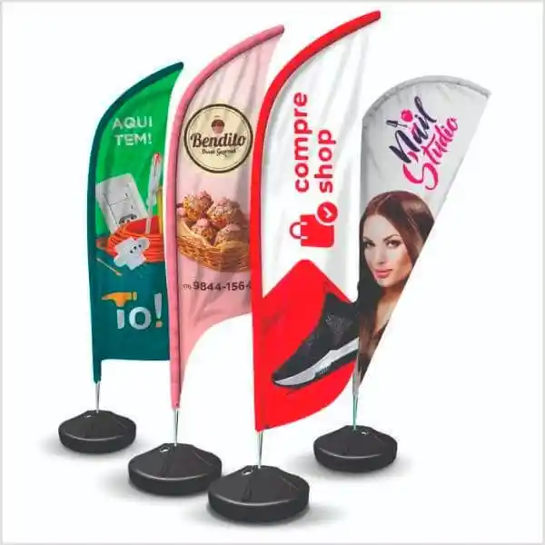 Wind Banner Personalizado Base com boia d'água