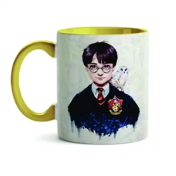 Xícara Harry Potter Desenhos Cute Chibi - Mega Oferta