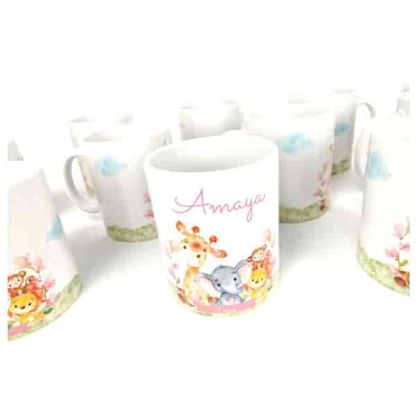 Xicara de Porcelana Personalizada Safári