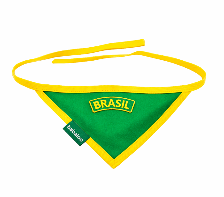 Bandana do Brasil para o seu Bichinho Personalizada